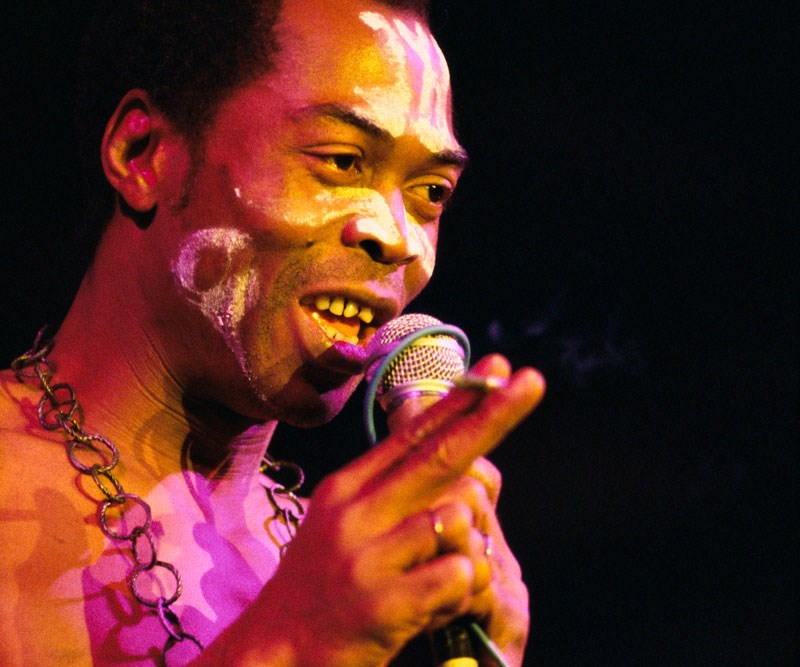 Fela Kuti (photo: Bernard Matussière)