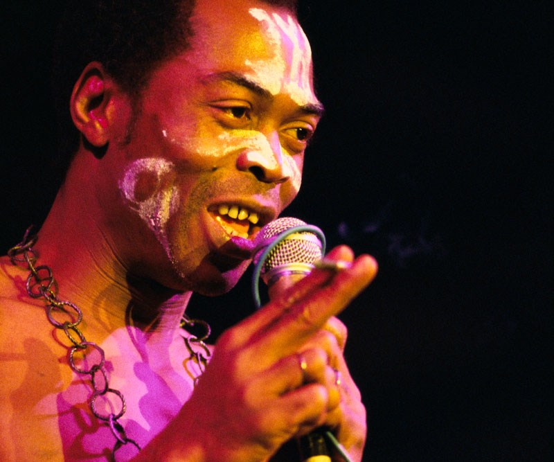 Fela Kuti (photo: Bernard Matussière)