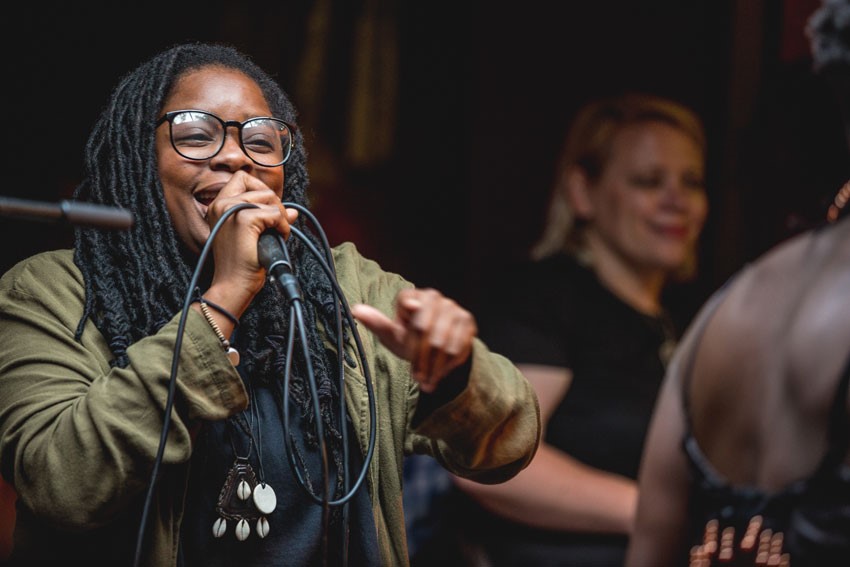 Speech Debelle at Ronnie Scott's (photo: Graham Turner)