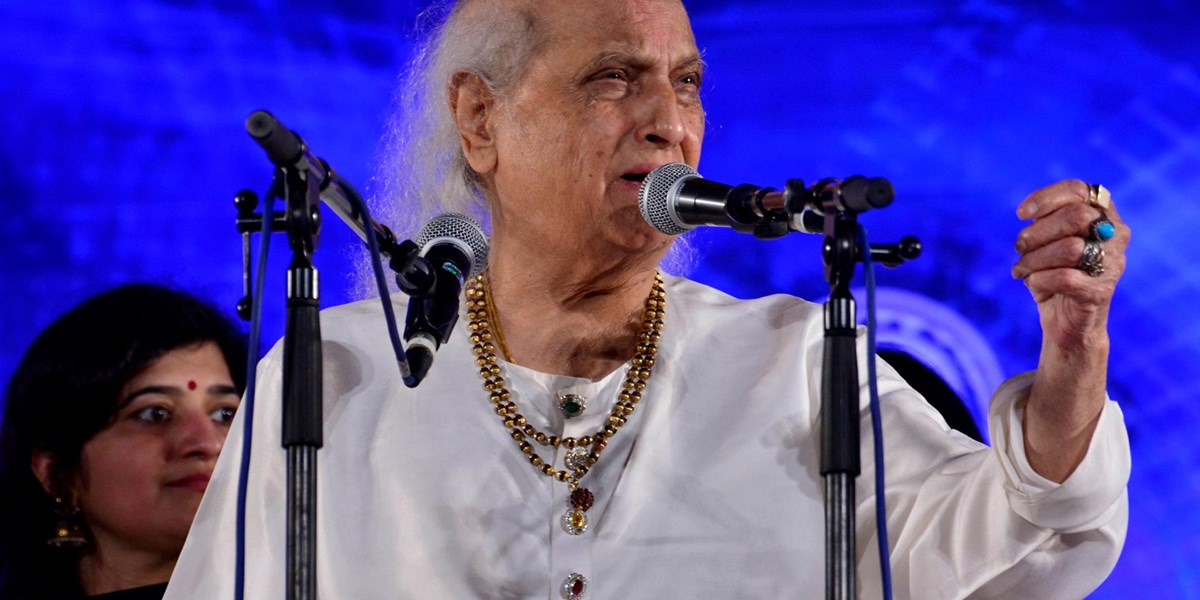 Jasraj, Vocal © The Dover Lane Music Conference, Photo Courtesy Soumik Kundu