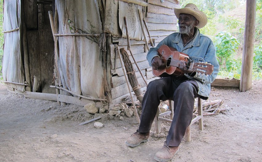 Armando ‘Yu’ Rey Leliebre at his home