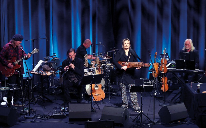 Lien with (left to right) Knut Reiersrud, Hans Fredrik Jacobsen, Rune Arnesen and Bjørn Ole Rasch (photo: Knut Utler)