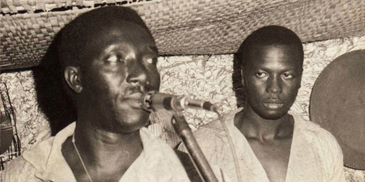 Baobab (Archive) Balla And Charly In Club Baobab 1970 72 CROP