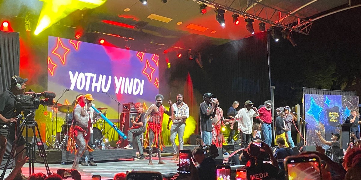 Yothu Yindi Performing At Nimas Photo Credit Music NT