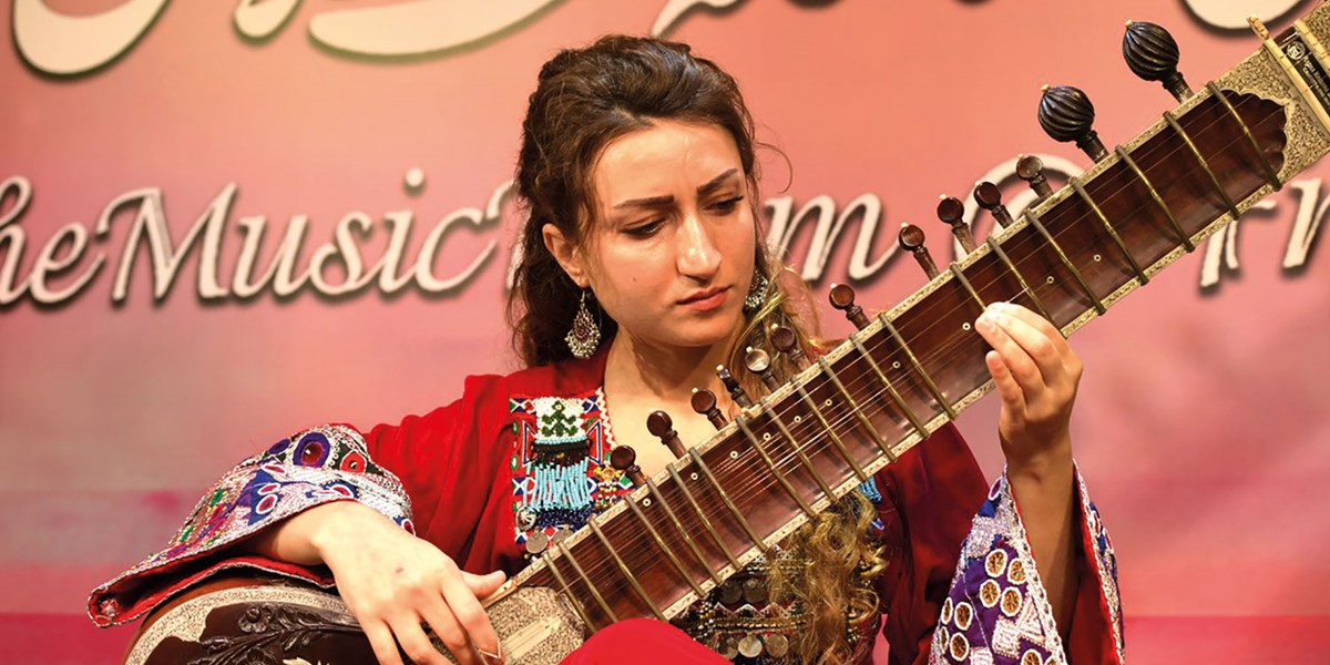 Gulalai Reha On Sitar