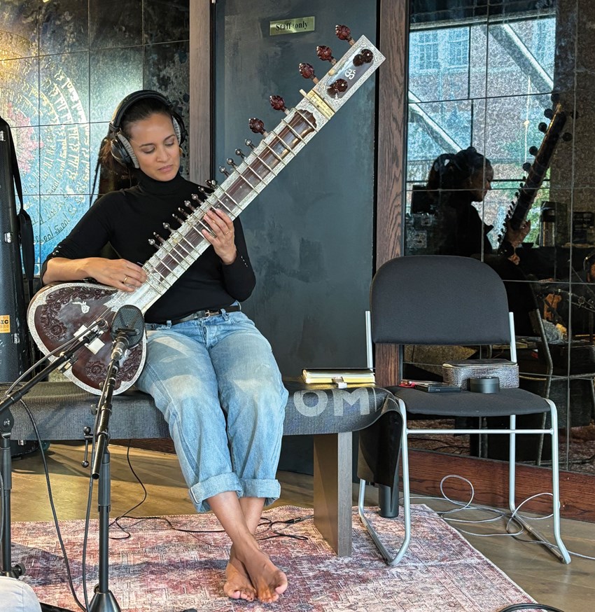 Anoushka recording Chapter III: We Return to Light
