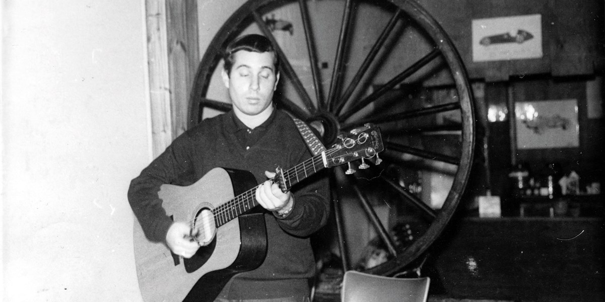 Paul Simon At Les Cousins (Courtesy Diana Matheou)